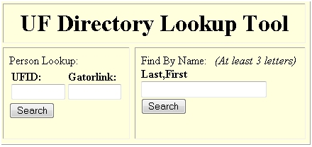 Old Remedy directory lookup tool
