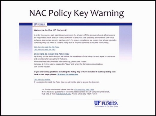 troubleshooting UF wireless